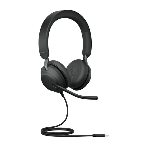 Jabra Evolve2 40 SE Headset Wired Head-band Calls/Music USB Type-C Black Jabra Evolve2 40 SE Headset Wired Head-band Calls/Music USB Type-C Black